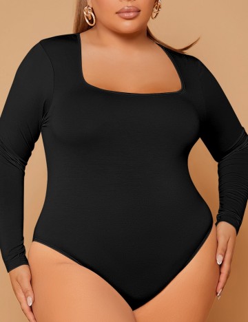 Body Shein Curve+, negru
