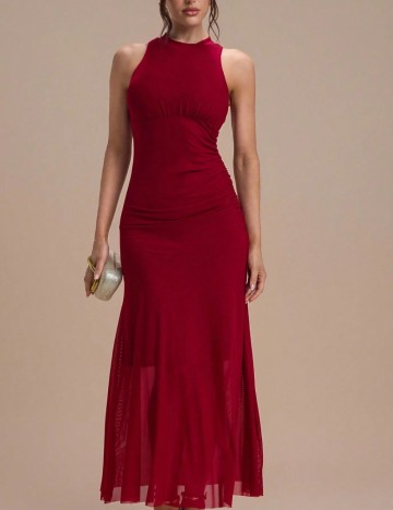 Rochie maxi Shein, vișiniu