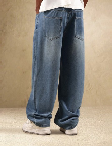 Jeans Shein SUMWON, albastru