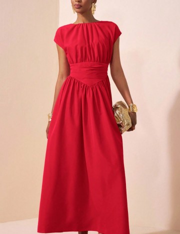 Rochie maxi Shein, roșu