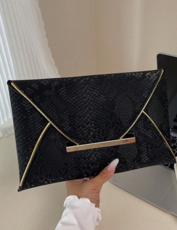 Geantă plic Shein, negru
