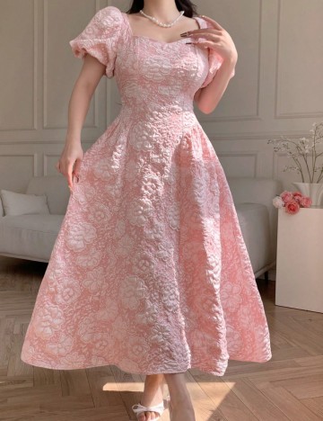 Rochie midi Shein DAZY, roz