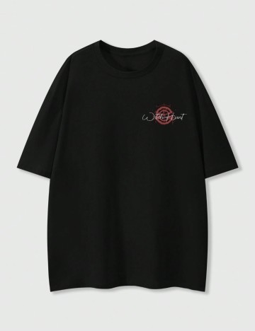 Tricou Shein Romwe, negru