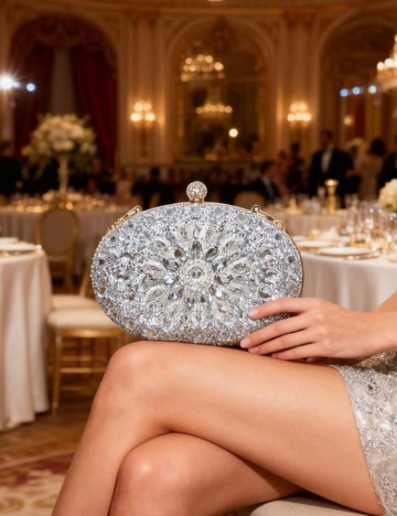 Geantă Shein, argintiu