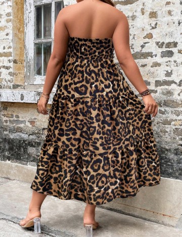 Rochie midi Shein Curve+, maro