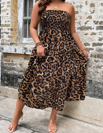 Rochie midi Shein Curve+, maro