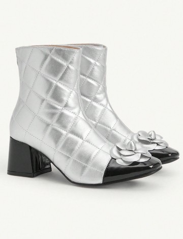 Cizme cu toc Shein, mix culori