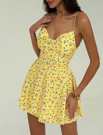 Salopetă scurtă Shein, mix culori