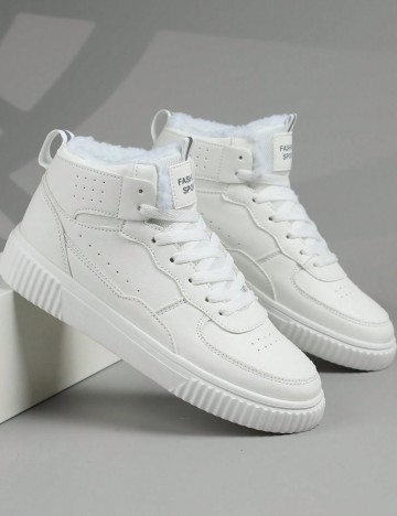 Pantofi Sport Shein, alb