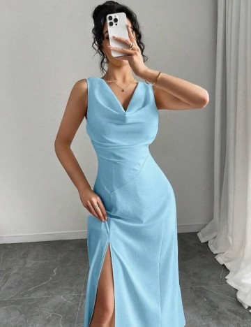 Rochie midi Shein, albastru