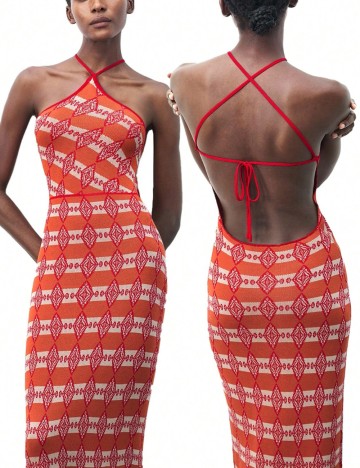 Rochie maxi Shein, mix culori