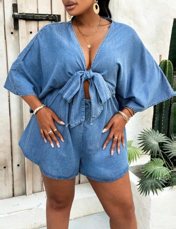 Salopetă Shein, albastru