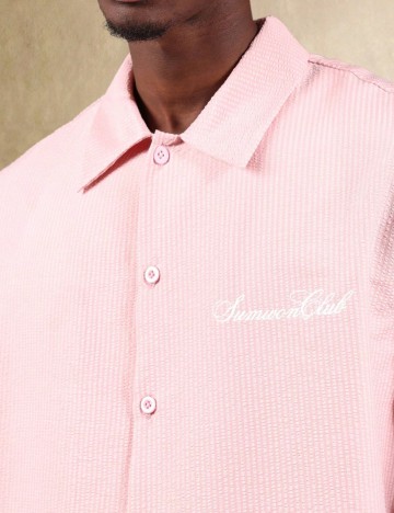 Cămașă Shein SUMWON, roz