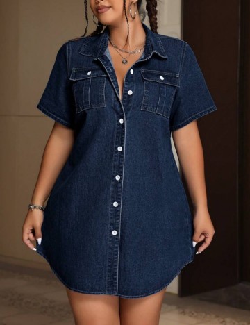 Rochie de blugi Shein, albastru