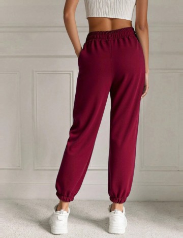 Pantaloni Shein, roșu