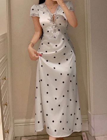 Rochie De Noapte Shein DAZY, alb