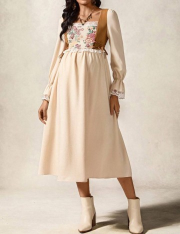 Rochie midi Shein, bej