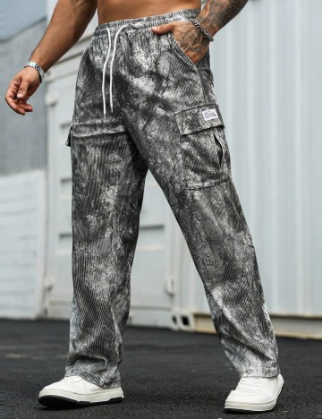 Pantaloni Shein MANFINITY, gri