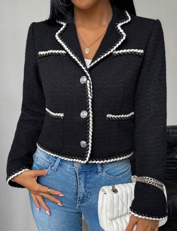 Jachetă Shein, negru