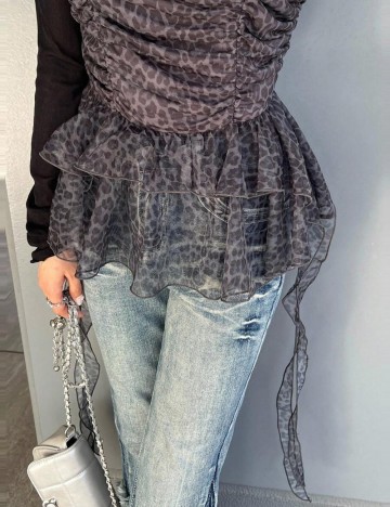 Top Shein, mix culori