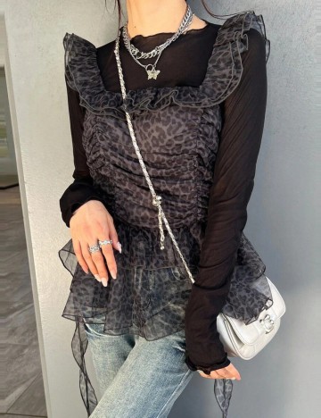 Top Shein, mix culori