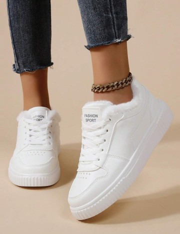 Pantofi Sport Shein, alb