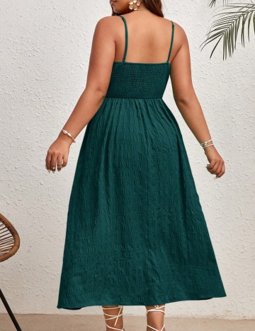 Rochie midi Shein Curve+, verde