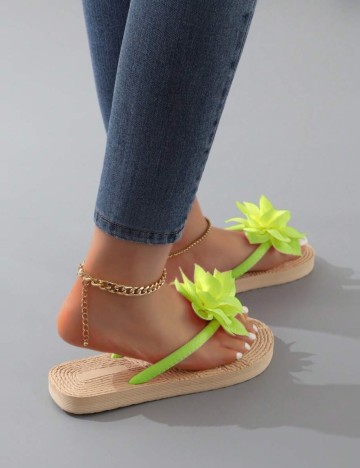 Șlapi Shein, galben