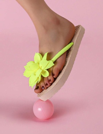 Șlapi Shein, galben