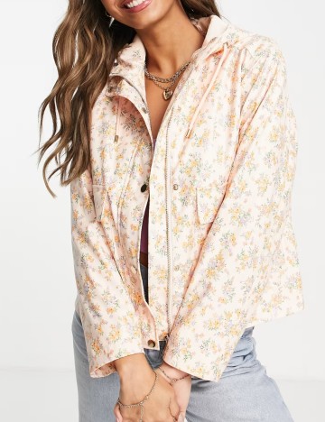 Jachetă de ploaie Miss Selfridge, roz