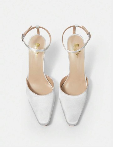 Pantofi cu toc Shein, alb