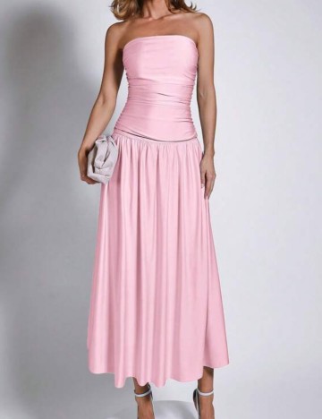 Rochie midi Shein, roz