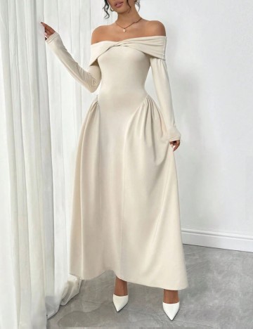 Rochie midi Shein, bej