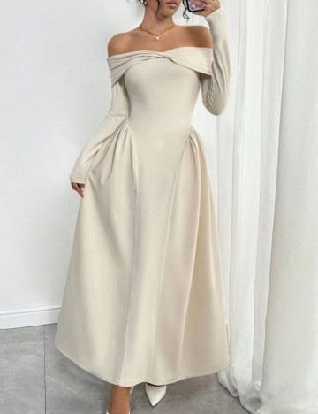 Rochie midi Shein, bej