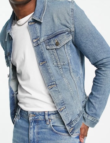 Jachetă De Blugi ASOS, albastru