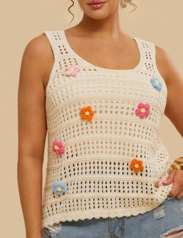 Top Shein Curve+, crem