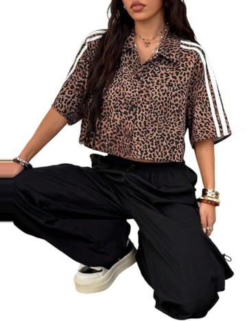 Cămașă casual Shein, mix culori