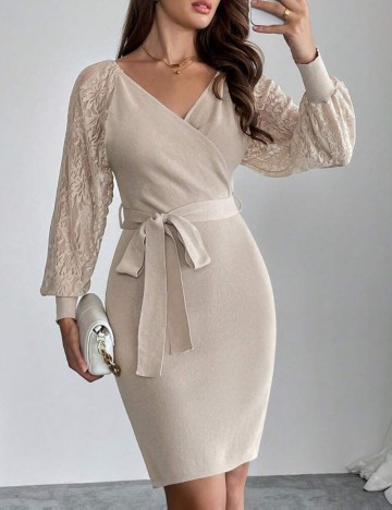 Rochie Scurtă Shein, bej
