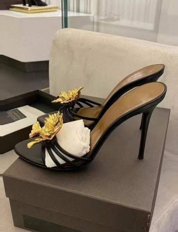 Saboți cu toc Shein, negru