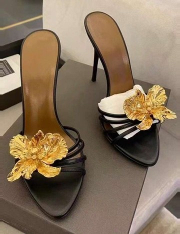 Saboți cu toc Shein, negru