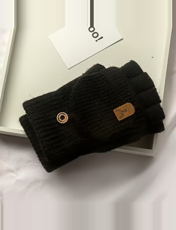 Set mănuși Shein, negru