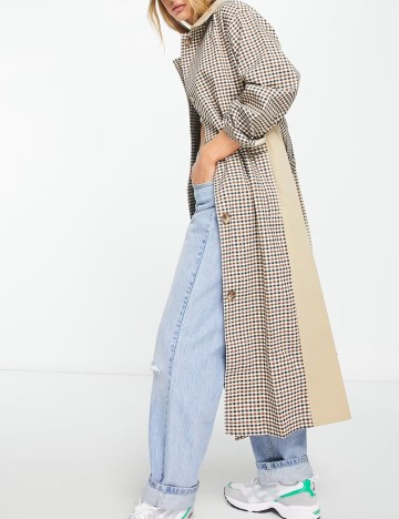 Trench ASOS, mix culori