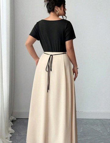 Rochie midi Shein Curve+, mix culori