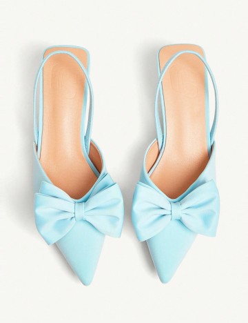 Pantofi cu toc Shein CUCCOO, albastru