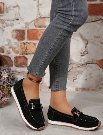 Mocasini Shein, negru