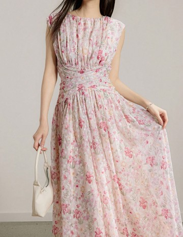 Rochie maxi Shein, mix culori