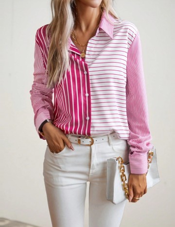 Cămașă Shein, roz