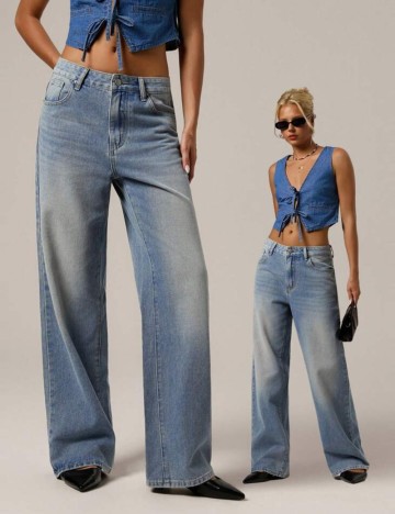 Jeans Shein, albastru