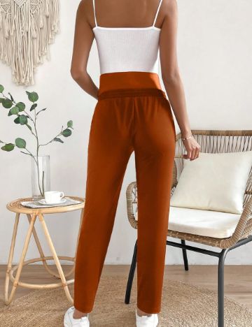 Pantaloni Shein, cărămiziu