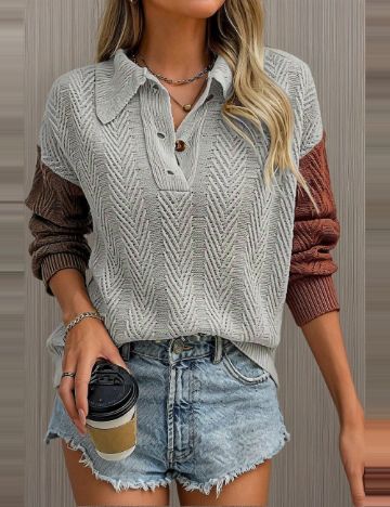 Pulover Shein, mix culori